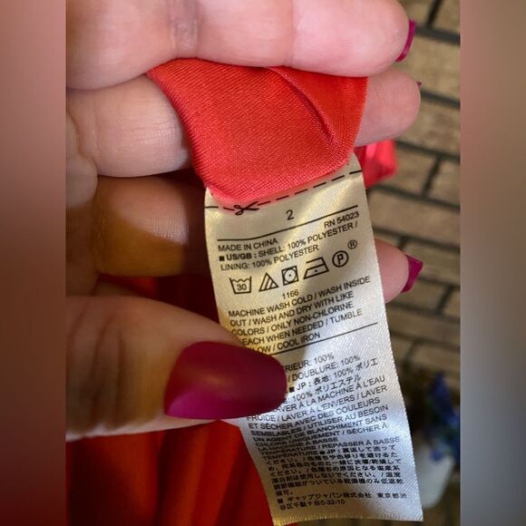 Banana republic‎ coral strap dress - Picture 5 of 5